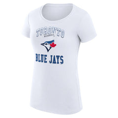 Toronto Blue Jays G-III 4Her by Carl Banks Women's Super-Slim Fit Lightweight Team Logo Graphic T-Shirt - MLB