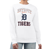 Detroit Tigers G-III 4Her by Carl Banks Women's Team Logo Graphic Tri-Blend Fleece Pullover Sweatshirt - MLB