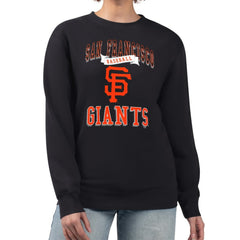 San Francisco Giants G-III 4Her by Carl Banks Women's Team Logo Graphic Tri-Blend Fleece Pullover Sweatshirt - MLB