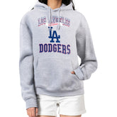 Los Angeles Dodgers G-III 4Her by Carl Banks Women's Team Logo Graphic Fleece Pullover Hoodie - MLB