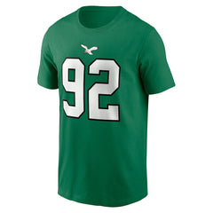Reggie White Philadelphia Eagles Retired Player Name & Number T-Shirt Kelly Green | Nike for Sale