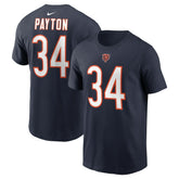 Walter Payton Chicago Bears Retired Player Name & Number T-Shirt Navy | Nike for Sale