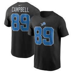 Dan Campbell Detroit Lions Retired Player Name & Number T-Shirt Black | Nike for Sale