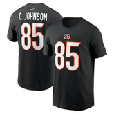 Chad Johnson Cincinnati Bengals Retired Player Name & Number T-Shirt Black | Nike for Sale