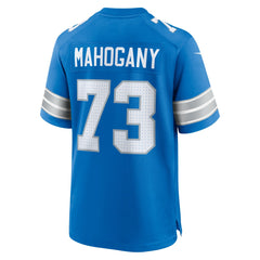 Christian Mahogany Detroit Lions Team Game Jersey Blue | Nike for Sale