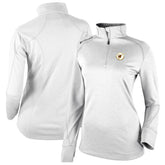 San Diego Padres Columbia Women's Cooperstown Collection Shotgun 2.0 Omni-Wick Quarter-Zip Top - White Tops - MLB