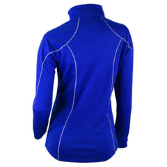 Chicago Cubs Columbia Women's Cooperstown Collection Shotgun 2.0 Omni-Wick Quarter-Zip Top - Royal Tops - MLB