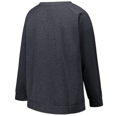Las Vegas Raiders Profile Women's Plus Size Acid Wash Raglan Sweatshirt Charcoal | NFL