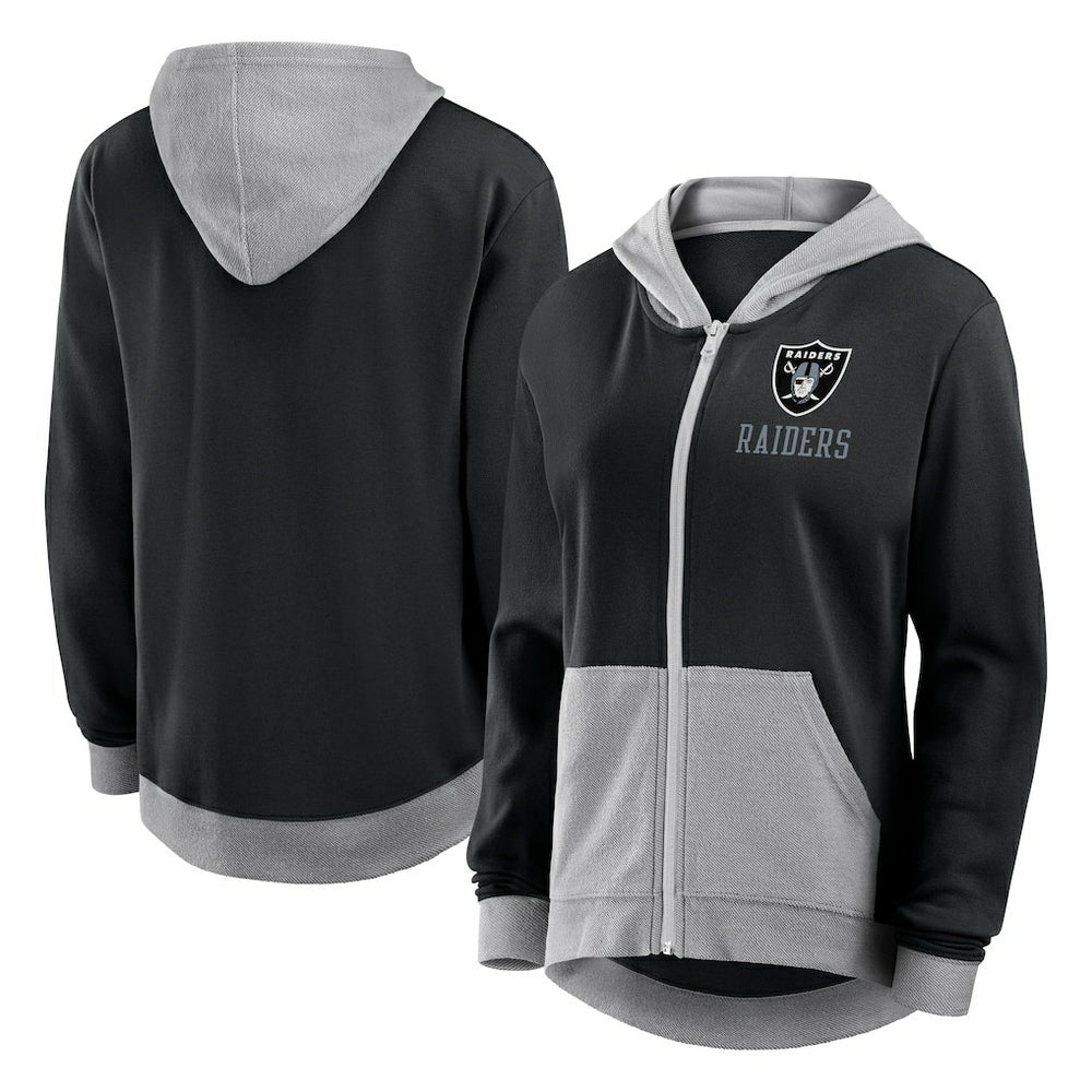 Las Vegas Raiders Women's Hit It Full-Zip Hoodie Black | Fanatics