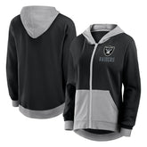 Las Vegas Raiders Women's Hit It Full-Zip Hoodie Black | Fanatics