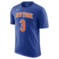 Josh Hart New York Knicks Icon Edition Name & Number T-Shirt Blue - NBA