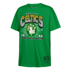 Boston Celtics Hardwood Classics Vintage Hoopster T-Shirt Kelly Green - NBA