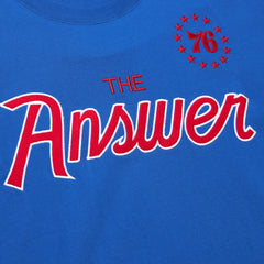 Allen Iverson Philadelphia 76ers Premium Nickname T-Shirt Royal - NBA