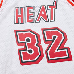 Shaquille O'Neal Miami Heat 2007/08 Hardwood Classics Swingman Jersey White - NBA