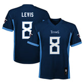 Will Levis Tennessee Titans Youth Replica Player Jersey Navy | NFL