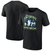 Anthony Edwards Minnesota Timberwolves Retro '90s T-Shirt Black - NBA