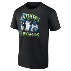 Anthony Edwards Minnesota Timberwolves Retro '90s T-Shirt Black - NBA