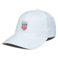 USWNT Levelwear Matrix Insignia Core Adjustable Hat White - FIFA World CUP