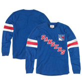 New York Rangers American Needle Sudbury Long Sleeve T-Shirt - Blue - NHL