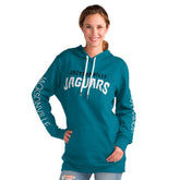 Jacksonville Jaguars G-III 4Her by Carl Banks Women's Extra Inning Pullover Hoodie Teal | NFL