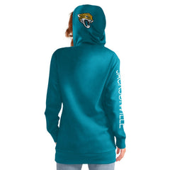 Jacksonville Jaguars G-III 4Her by Carl Banks Women's Extra Inning Pullover Hoodie Teal | NFL