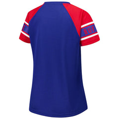 Buffalo Bills Starter Women's 1st Rounder Color Block Raglan Top Royal | NFL