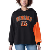 Cincinnati Bengals Starter Women's Power Move Long Sleeve Pullover Hoodie Black | NFL