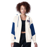 New York Giants Starter Women's Scrimmage Full-Zip Hoodie White | NFL