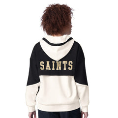 New Orleans Saints Starter Women's Scrimmage Full-Zip Hoodie White | NFL