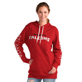 Atlanta Falcons G-III 4Her by Carl Banks Women's Extra Inning Pullover Hoodie Red | NFL