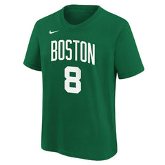 Kristaps Porzingis Boston Celtics Youth Icon Name & Number T-Shirt Kelly Green - NBA