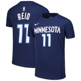 Naz Reid Minnesota Timberwolves Youth Icon Edition Name & Number T-Shirt Navy - NBA
