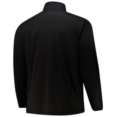 Chicago Blackhawks Fanatics Big & Tall Authentic Pro Quarter-Zip Top - Black - NHL