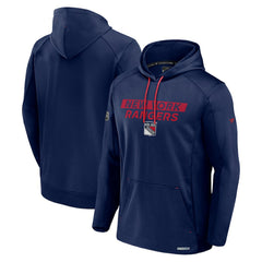 New York Rangers Fanatics Big & Tall Authentic Pro Pullover Hoodie - Blue - NHL