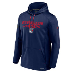 New York Rangers Fanatics Big & Tall Authentic Pro Pullover Hoodie - Blue - NHL