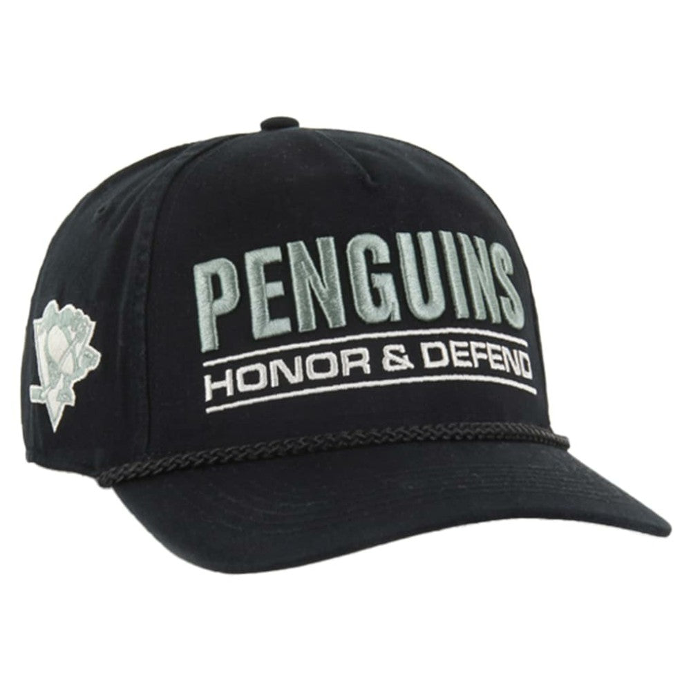 Pittsburgh Penguins '47 OHT Military Appreciation Homeland Honor and Defend Hitch Adjustable Hat - Black - NHL