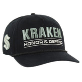 Seattle Kraken '47 OHT Military Appreciation Homeland Honor and Defend Hitch Adjustable Hat - Black - NHL