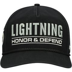 Tampa Bay Lightning '47 OHT Military Appreciation Homeland Honor and Defend Hitch Adjustable Hat - Black - NHL