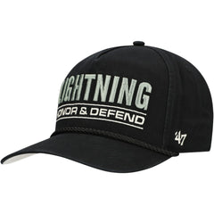 Tampa Bay Lightning '47 OHT Military Appreciation Homeland Honor and Defend Hitch Adjustable Hat - Black - NHL