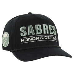 Buffalo Sabres '47 OHT Military Appreciation Homeland Honor and Defend Hitch Adjustable Hat - Black - NHL
