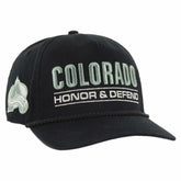 Colorado Avalanche '47 OHT Military Appreciation Homeland Honor and Defend Hitch Adjustable Hat - Black - NHL