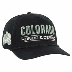 Colorado Avalanche '47 OHT Military Appreciation Homeland Honor and Defend Hitch Adjustable Hat - Black - NHL