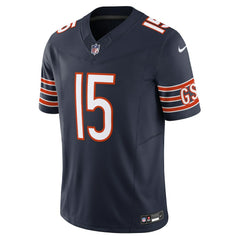 Rome Odunze Chicago Bears Vapor F.U.S.E. Limited Jersey Navy | Nike for Sale