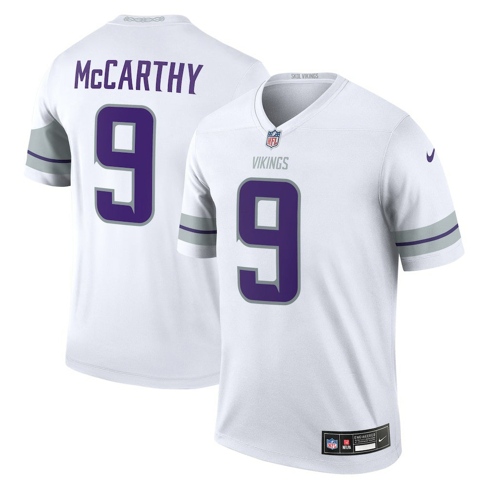 J.J. McCarthy Minnesota Vikings Legend Player Performance Top White | Nike for Sale