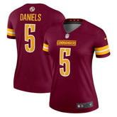 Jayden Daniels Washington Commanders Women's Legend Player Performance Top Burgundy | Nike for Sale