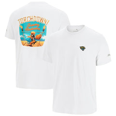 Jacksonville Jaguars Sport Torchdown Graphic T-Shirt White | Tommy Bahama