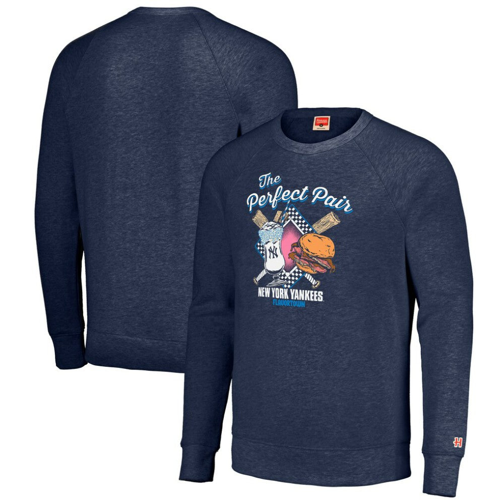 New York Yankees MLB x Guy Fieri’s Flavortown Unisex Tri-Blend Pullover Sweatshirt - MLB