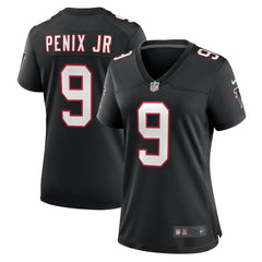 Michael Penix Jr. Atlanta Falcons Women's Alternate Game Jersey Black | Nike for Sale