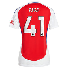 Declan Rice Arsenal Women's 2024/25 Home Replica Player Jersey – Red | Adidas discount