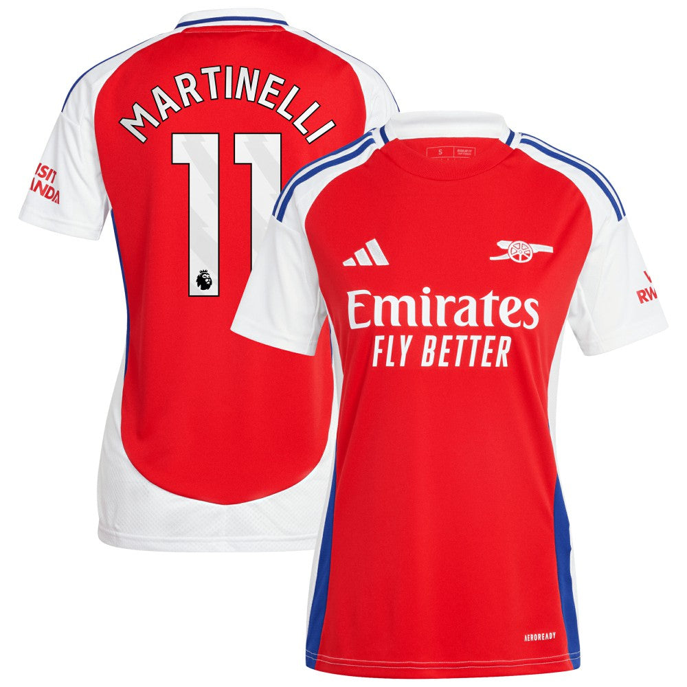 Gabriel Martinelli Arsenal Women's 2024/25 Home Replica Player Jersey – Red | Adidas online